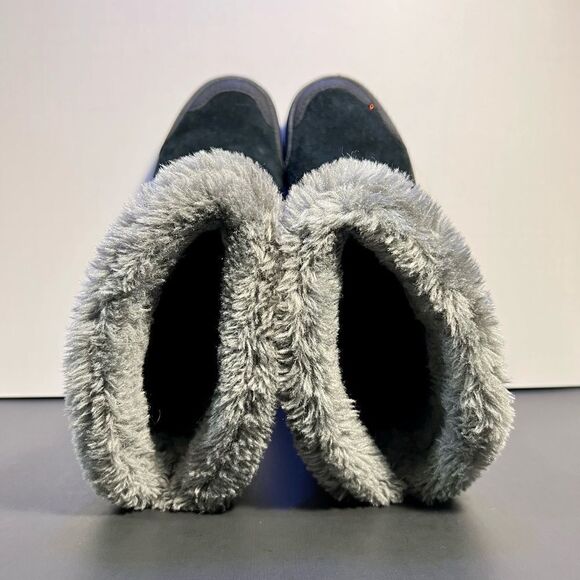 Womens COLUMBIA Ice Maiden II Black Waterproof Winter Faux Fur Boots / Size 6 - Picture 5 of 10